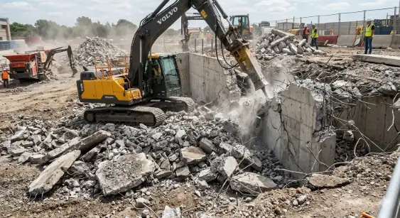 Site Support and Broken Concrete Removal